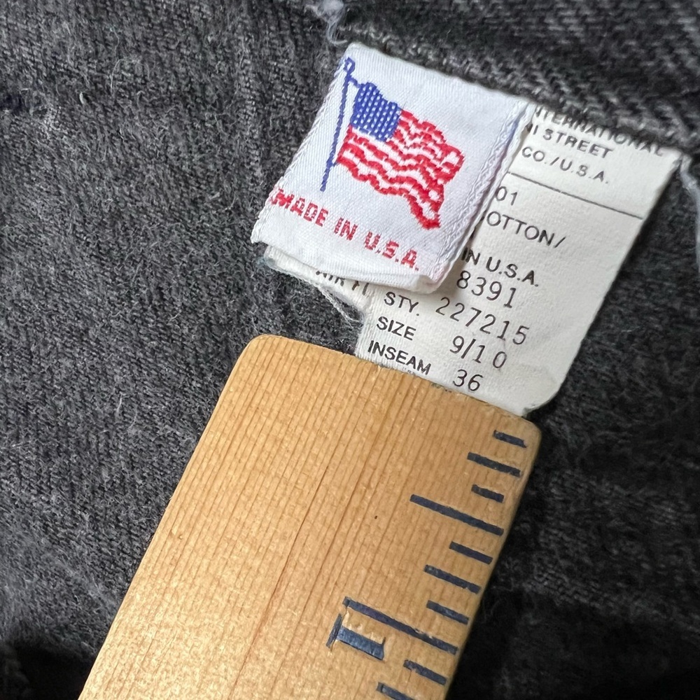Vintage Rocky Mountain Jeans Womens 9/10x36 Black High Rise Western Denim - Picture 2 of 11